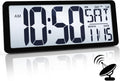 TXL Atomic Clock with Backlight, 14.2 in Large Digital Wall Clock