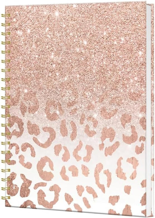 iampanda Rose Gold College Ruled Journal