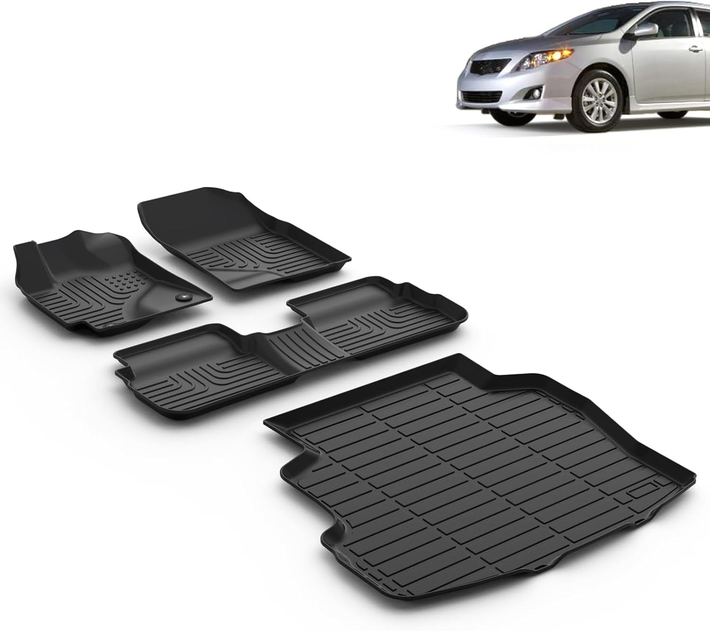 Custom Floor Mats & Cargo Liner for 2009-2013 Corolla Sedan