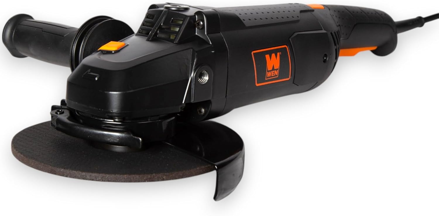 WEN 15-Amp 7-Inch Angle Grinder for Versatile Cutting Tasks