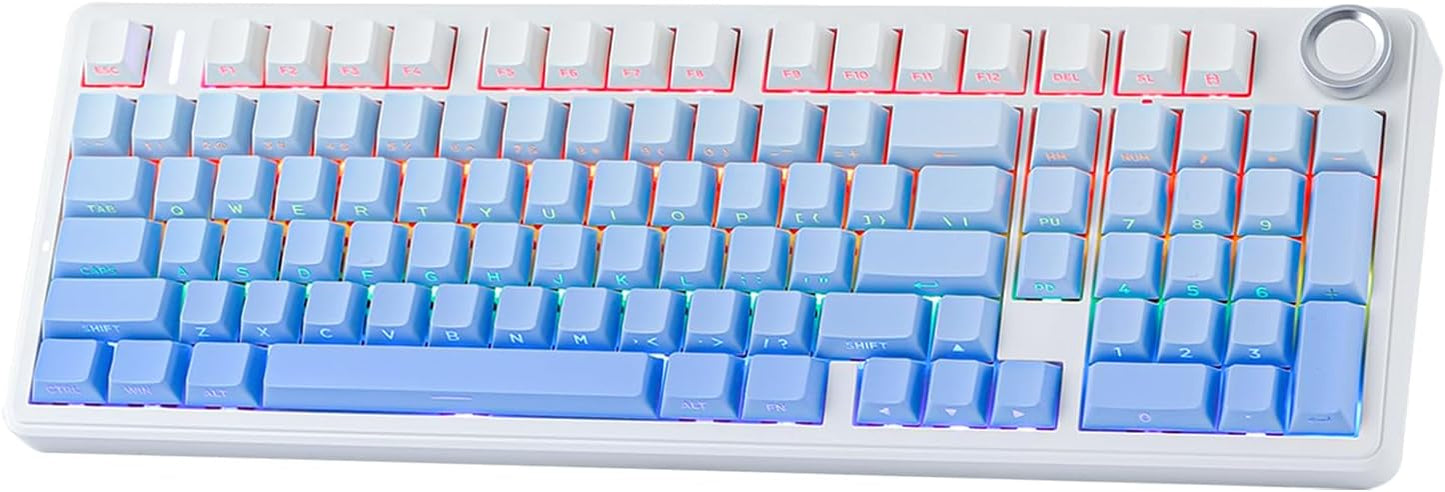 Aula F99 PRO Gaming Keyboard: Hot-Swappable with Rotary Knob