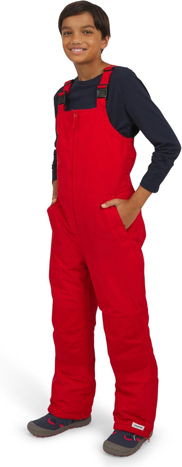 Lands' End Kids Squall Waterproof Insulated Snow Bib Overalls