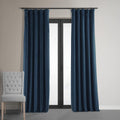 Signature Velvet Thermal Blackout Curtain Panel 50W x 120L - Midnight