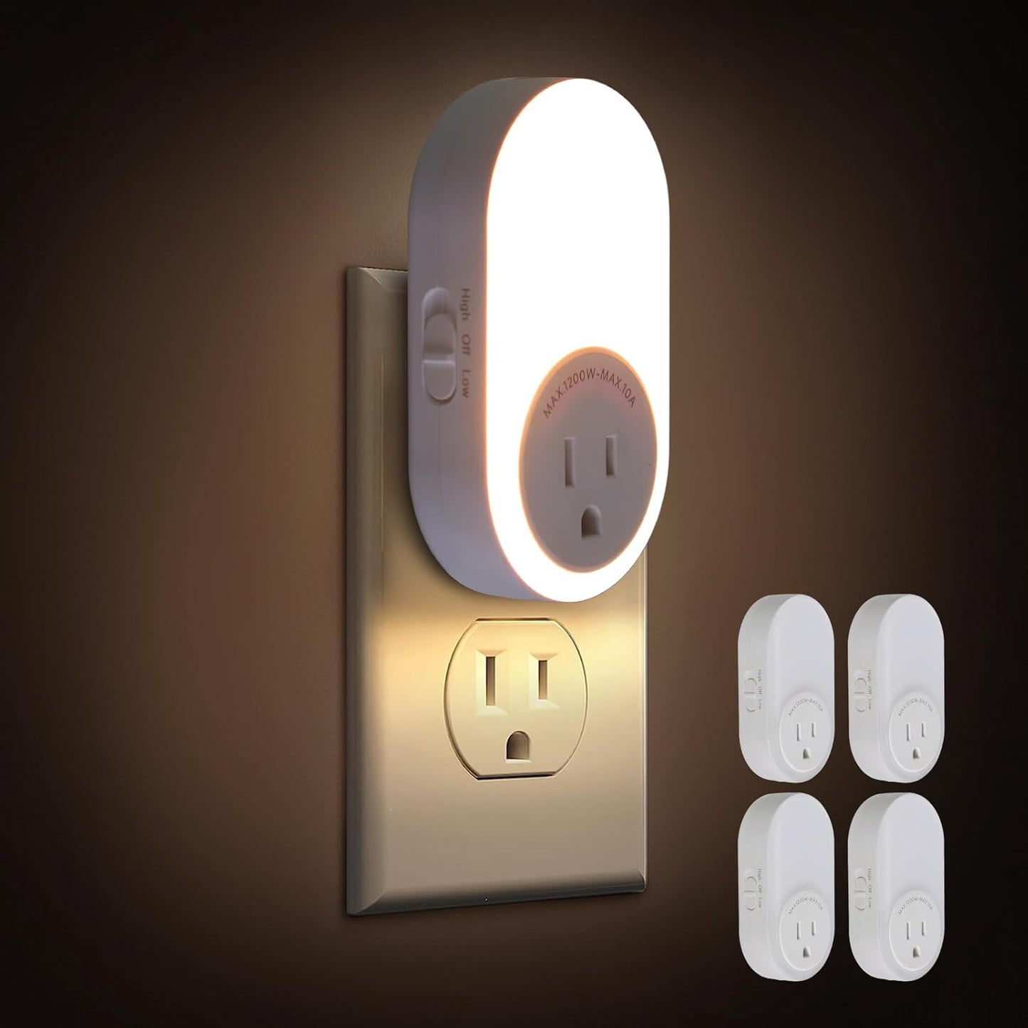 Dawnrise Dusk to Dawn Sensor Night Light with Adjustable Brightness