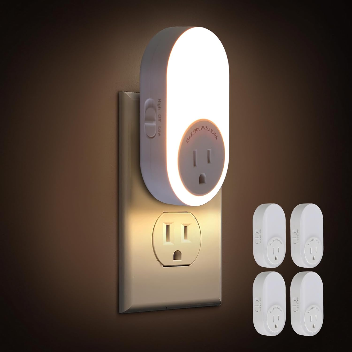 Dawnrise Dusk to Dawn Sensor Night Light with Adjustable Brightness