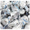 Hershey's Kisses Milk Chocolate Silver Foil - Bulk 6 Pound Pack