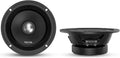 RECOIL MS65-4P 6.5-Inch Midrange Car Speakers - Clear Midrange Impact