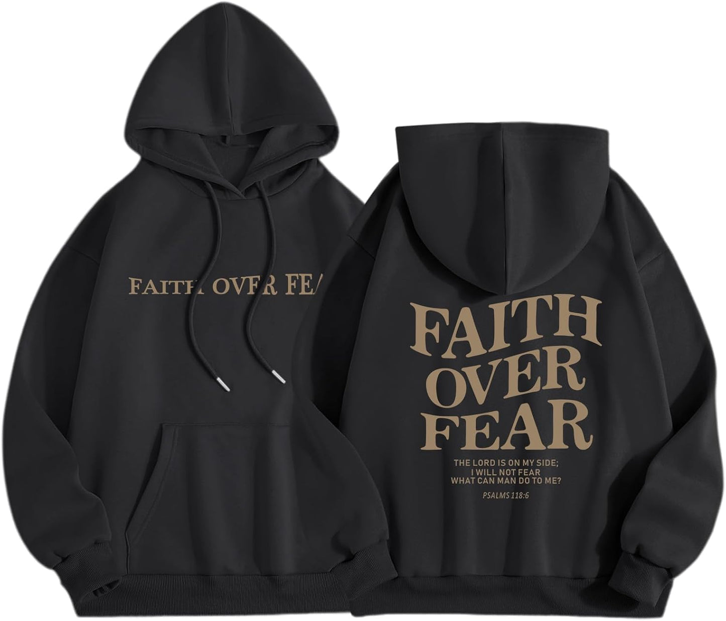 Faith Over Fear Christian Hoodie