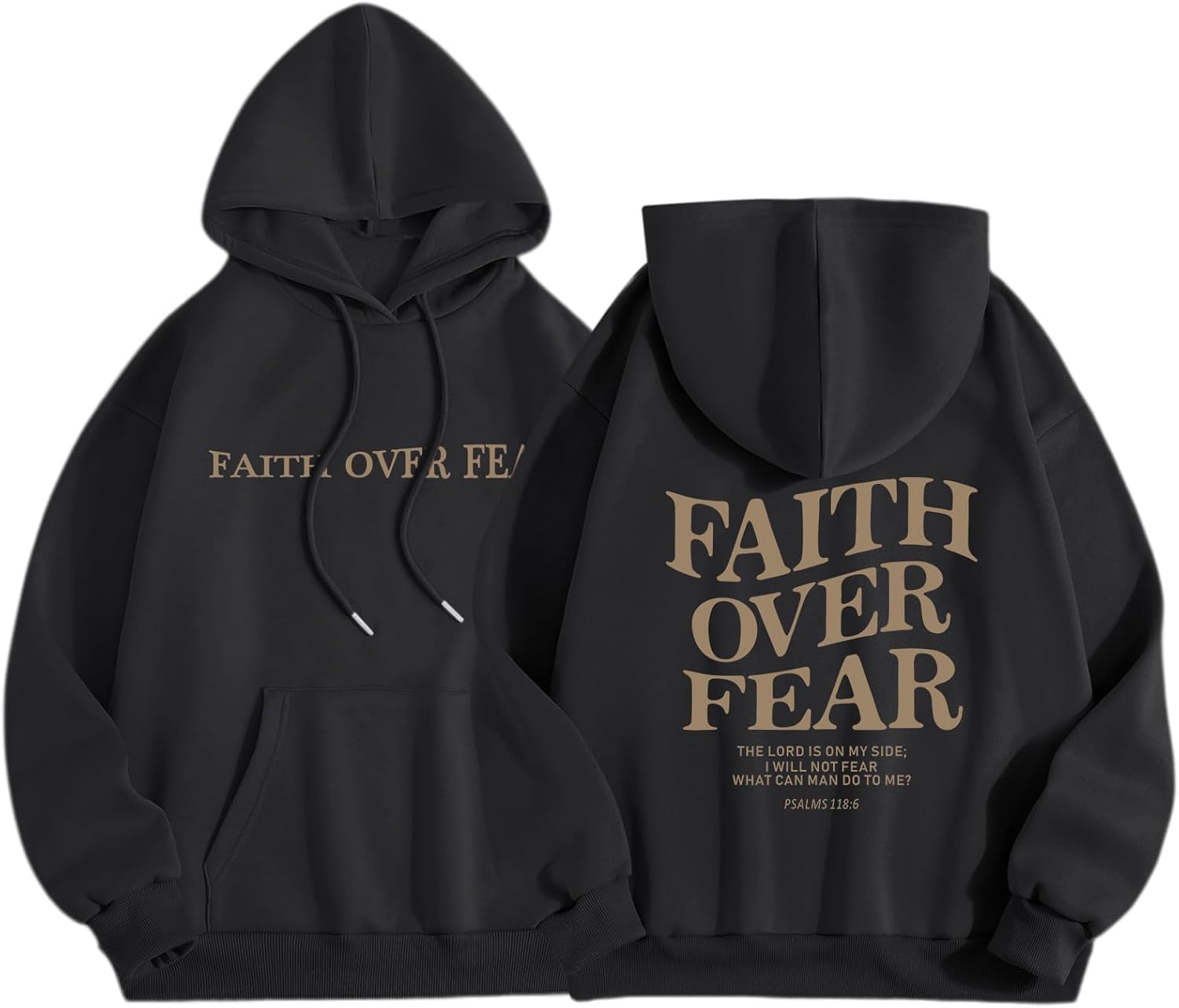 Faith Over Fear Christian Hoodie