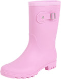 Women's Mid Calf Rain Boots Waterproof Garden Shoes - Comfortable Fit