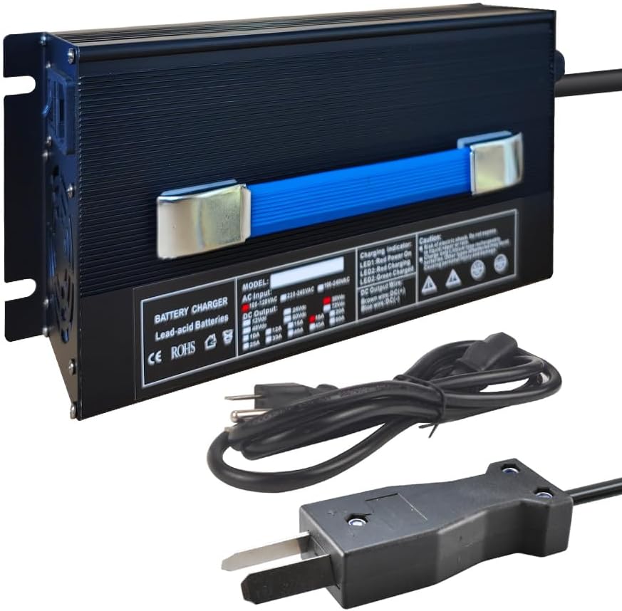 Efficient 36V 18A Golf Cart Battery Charger by Abakoo