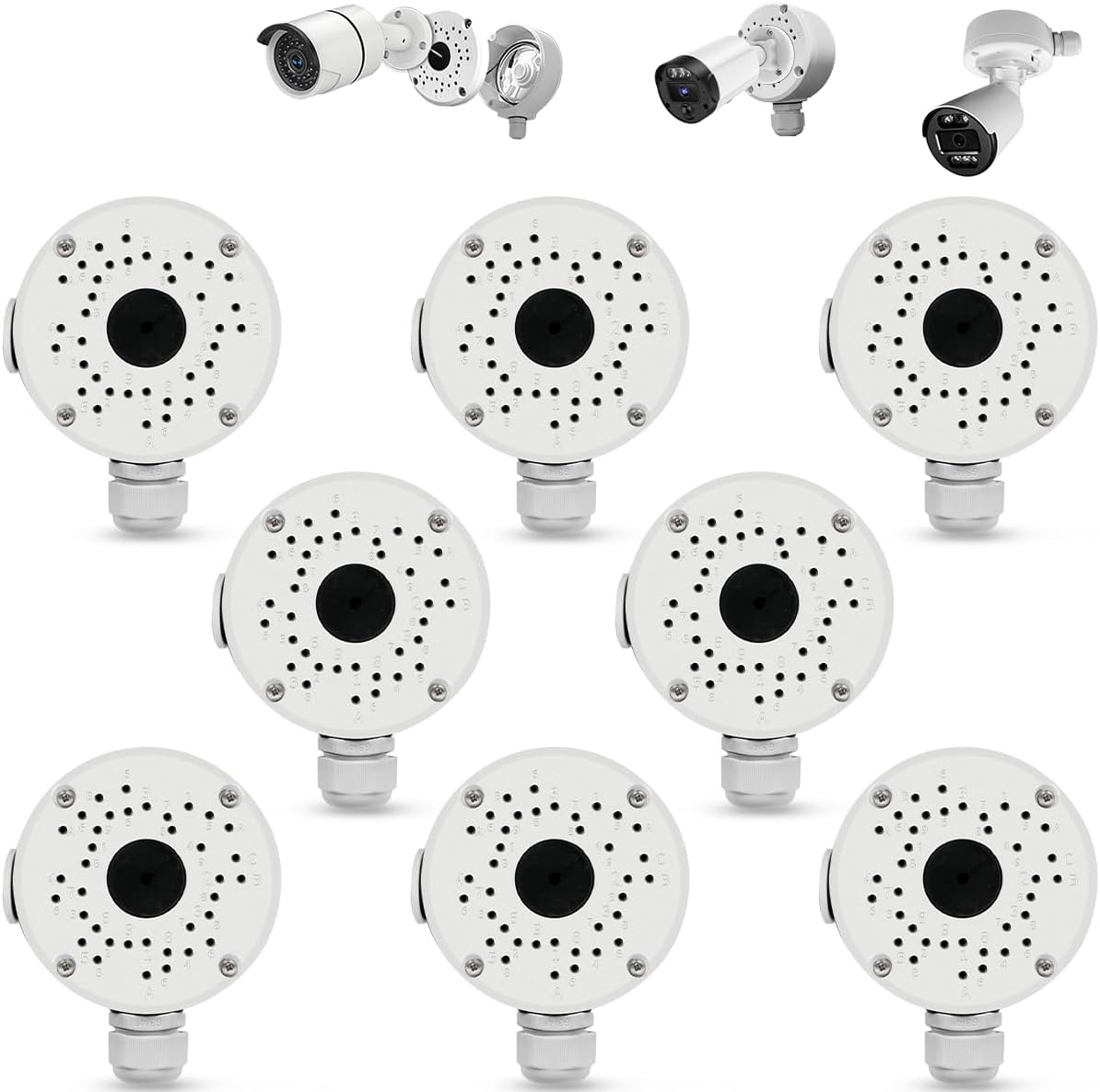 Universal Bullet Security Camera Junction Box for All Cameras