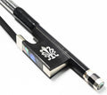 Carbon Fiber Violin Bow 4/4 - Deep, Powerful Tone for Advanced Players