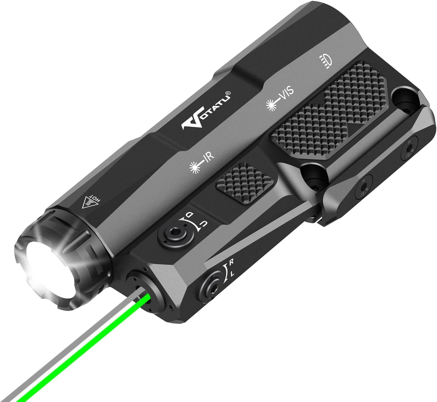 VOTATU Tactical Flashlight Laser Combo: 3000 Lumens Power
