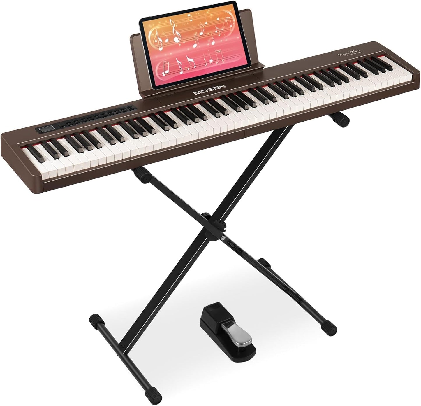 MOSEN 88-Key Digital Piano Keyboard for Beginners and Pros