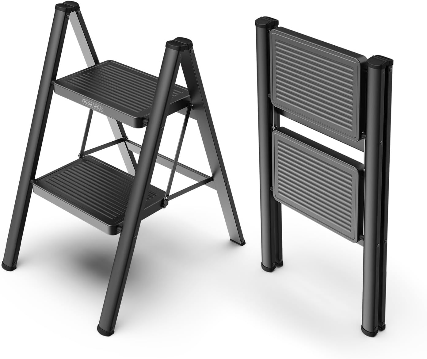 WOA WOA 2 Step Ladder - Sturdy, Portable, and Safe for Home Use