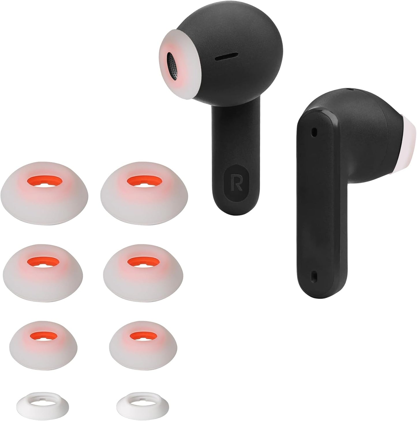 Silicone Ear Tips Set for JBL Tune Flex - Noise Isolation!
