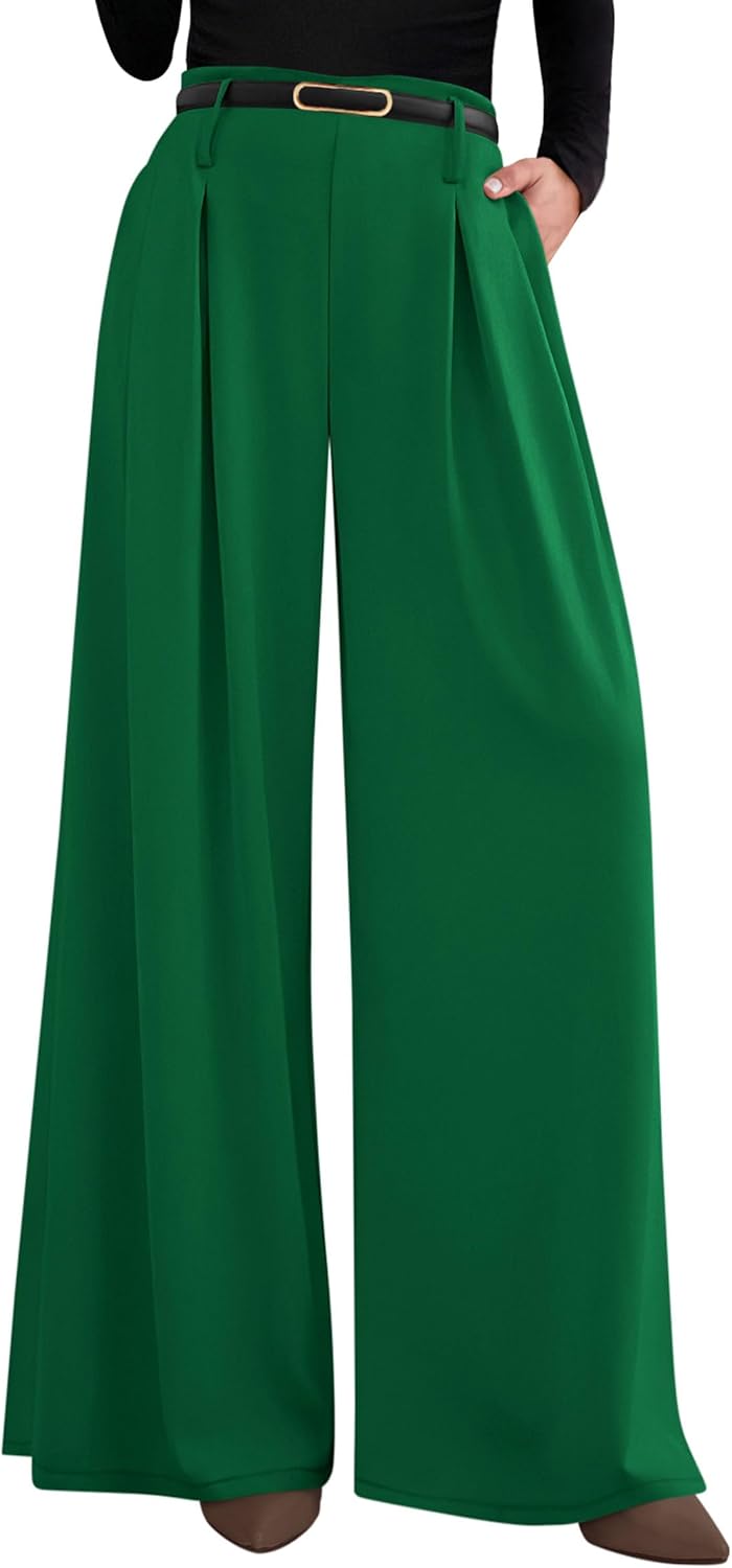 PRETTYGARDEN Womens Fall Wide Leg Trousers for Comfort and Style