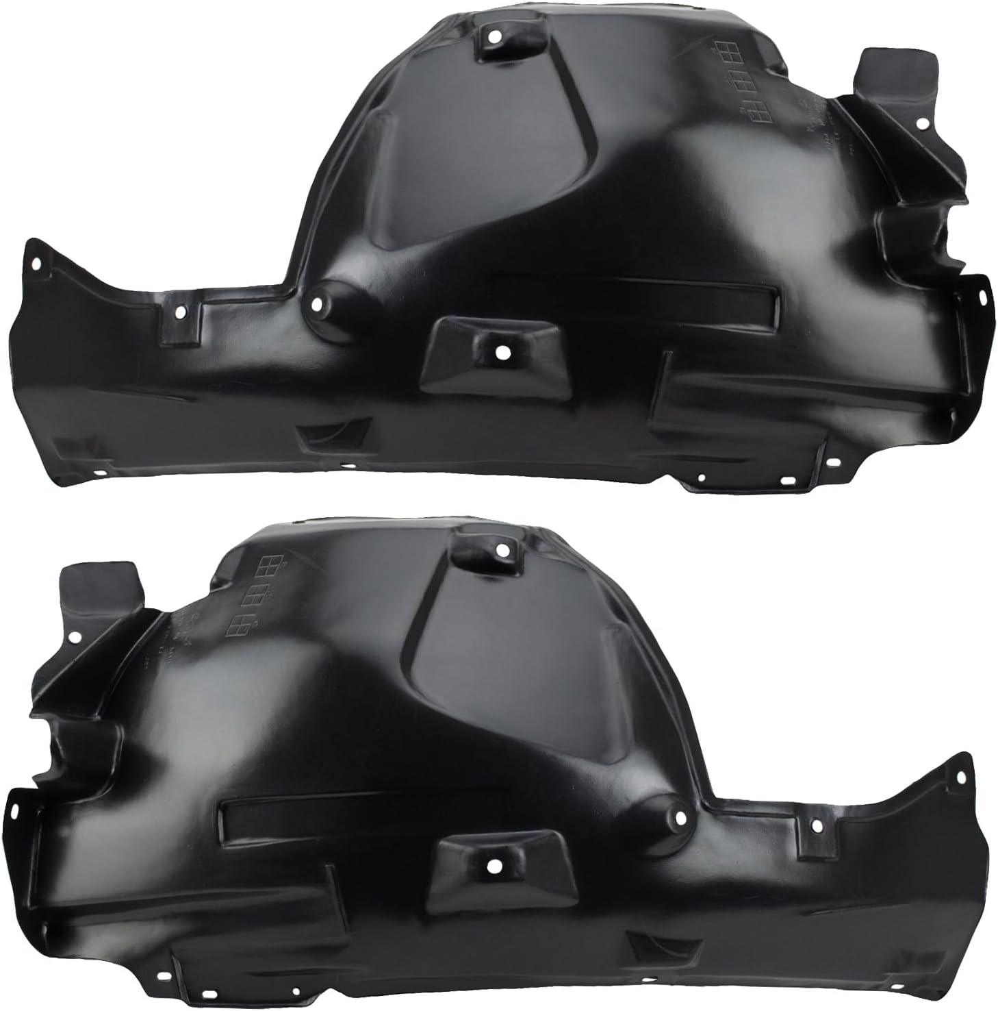 TRQ Front Inner Fender Liner Set for 2008-2013 INFINITI G37
