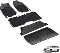 3W Floor Mats with Carpets & Cargo Liner Fit for Honda Odyssey