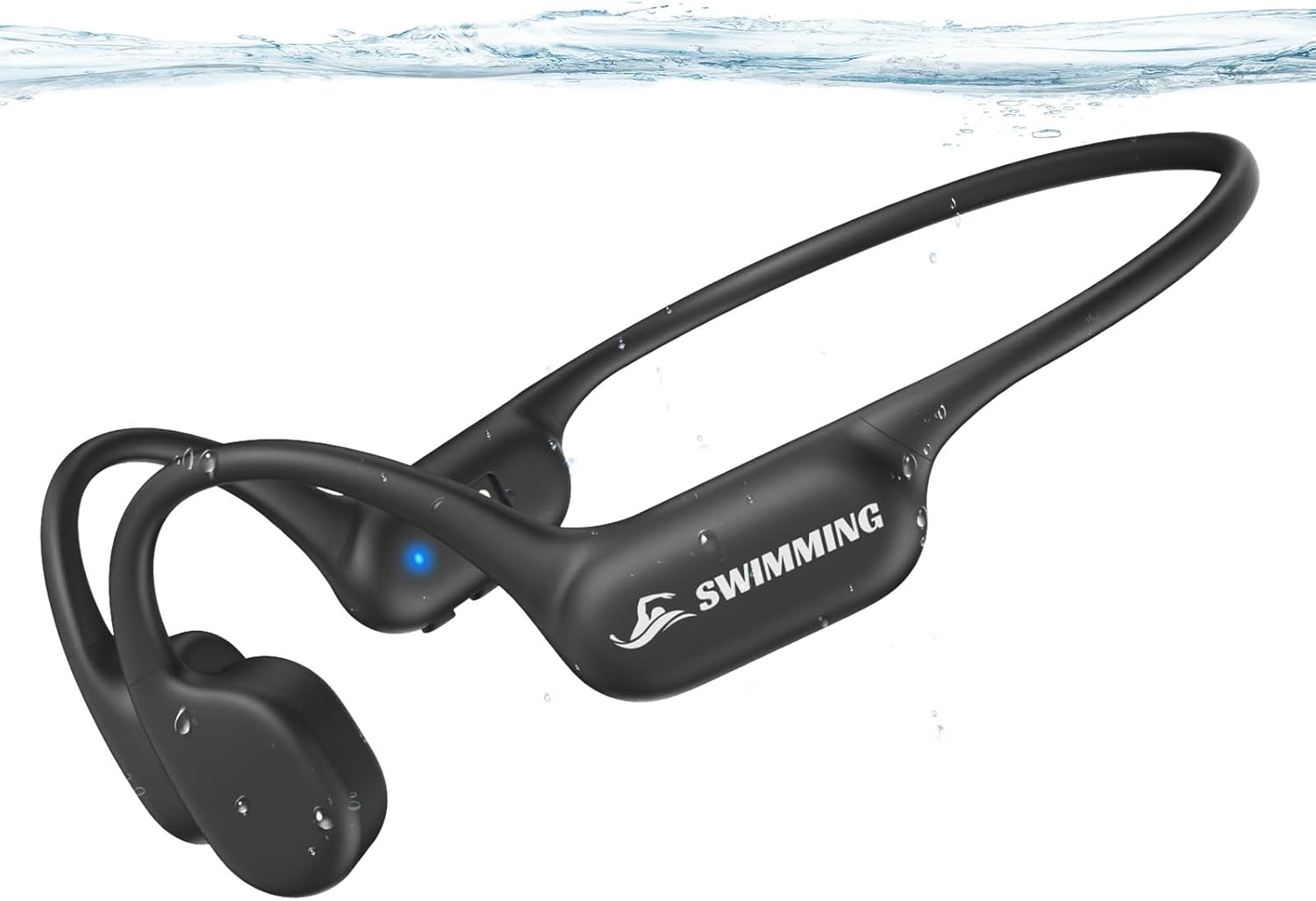 Bone Conduction Swimming Headphones with MP3 Player and Bluetooth
