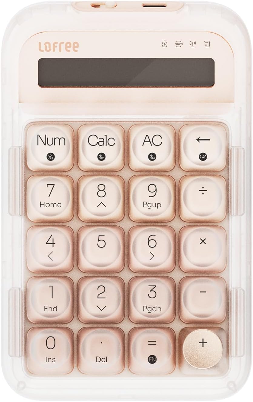 LOFREE Foundation Tri-Mode Wireless Numpad with LED Backlight