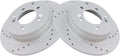 Rear Performance Brake Rotors Set for 2009-2017 Hyundai Azera