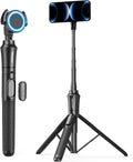 UBeesize 72ft Magnetic Tripod for iPhone with Remote - Tall, Portable
