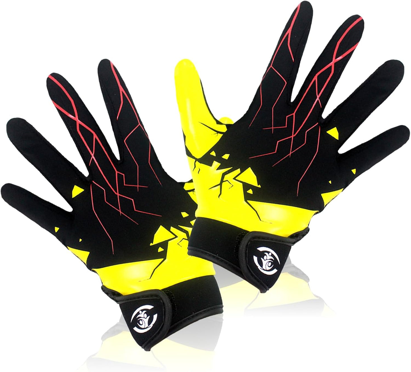 AMYESE Youth Football Gloves - Ultimate Grip for Young Players