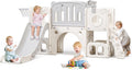 8 in 1 Toddler Slide Kids Climber Slide with Storage - Indoor/Outdoor