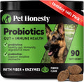 Probiotics for Dogs Chews - Digestive Enzymes & Fiber (90 ct)