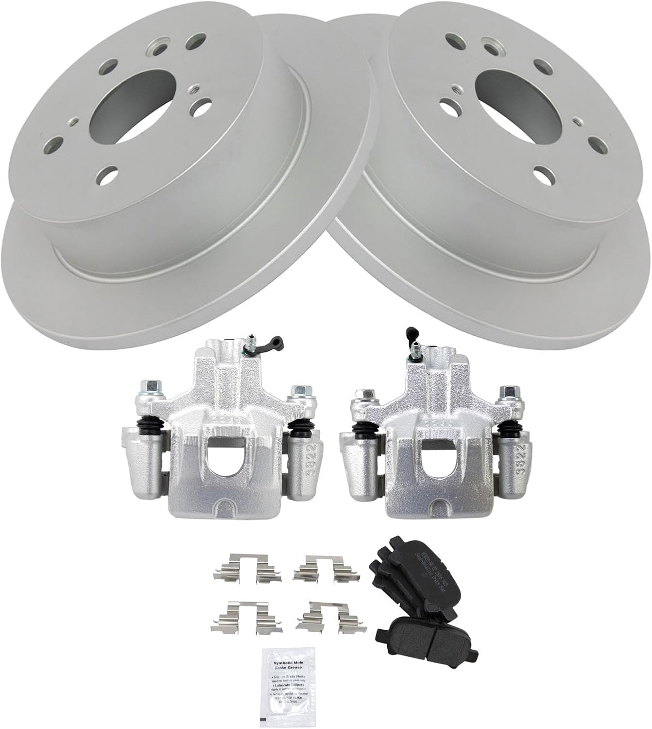 Premium G-Coated Semi-Metallic Brake Pad & Rotor Kit for Avalon