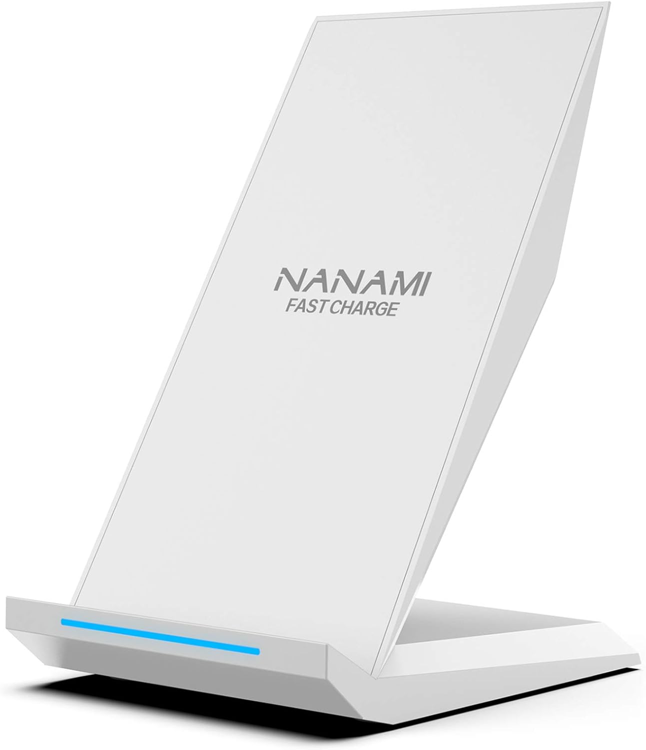NANAMI Fast Wireless Charger - Qi Certified Stand for iPhone & Samsung