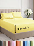 Extra Deep Pocket King Sheets - 4 Piece Breathable & Cooling Set