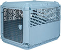 SPORT PET Plastic Kennels Rolling Plastic Wire Door Travel Dog Crate