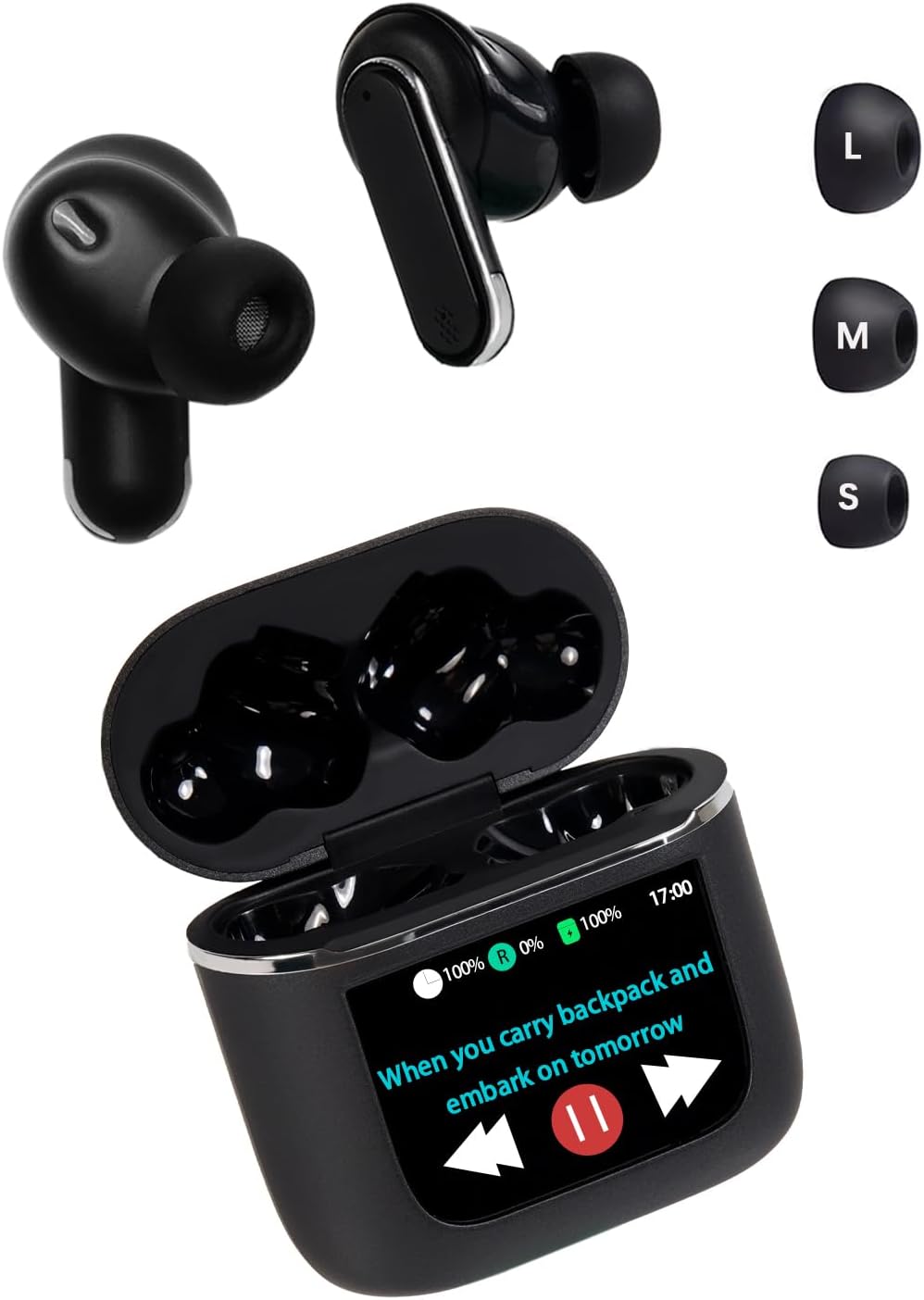 Super Smart Noise Canceling Bluetooth Earbuds by Ausbilew