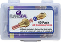40 Pack Starter Leak Free SAE Flare Fitting Kit - Eliminates Flare