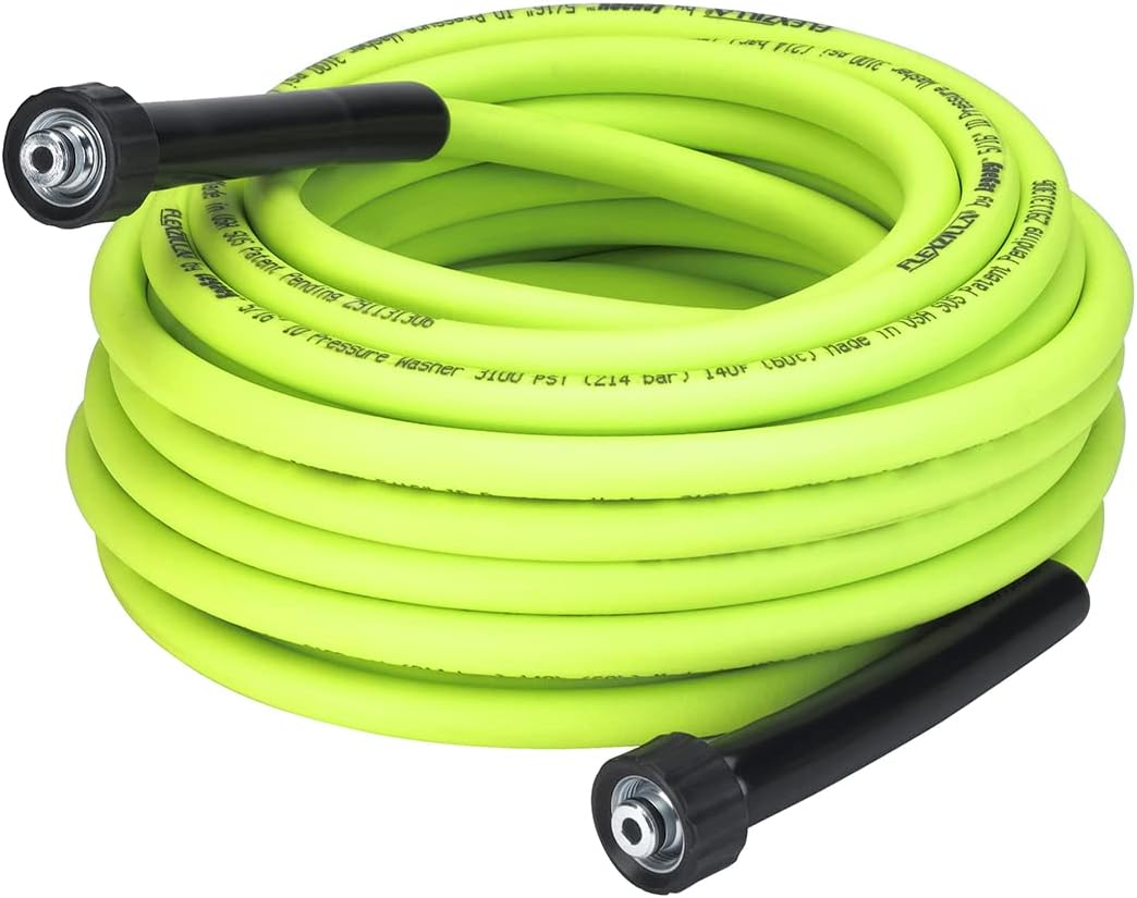 Flexzilla Pressure Washer Hose 5/16 in 50 ft M22 3100 PSI Review
