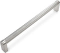 7-1/2 in Brushed Satin Nickel Cabinet Handles 10 Pack - Knurled Pulls