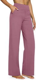 EverGoing Yoga Pants Women Wide Leg High Waist with Pockets fabric