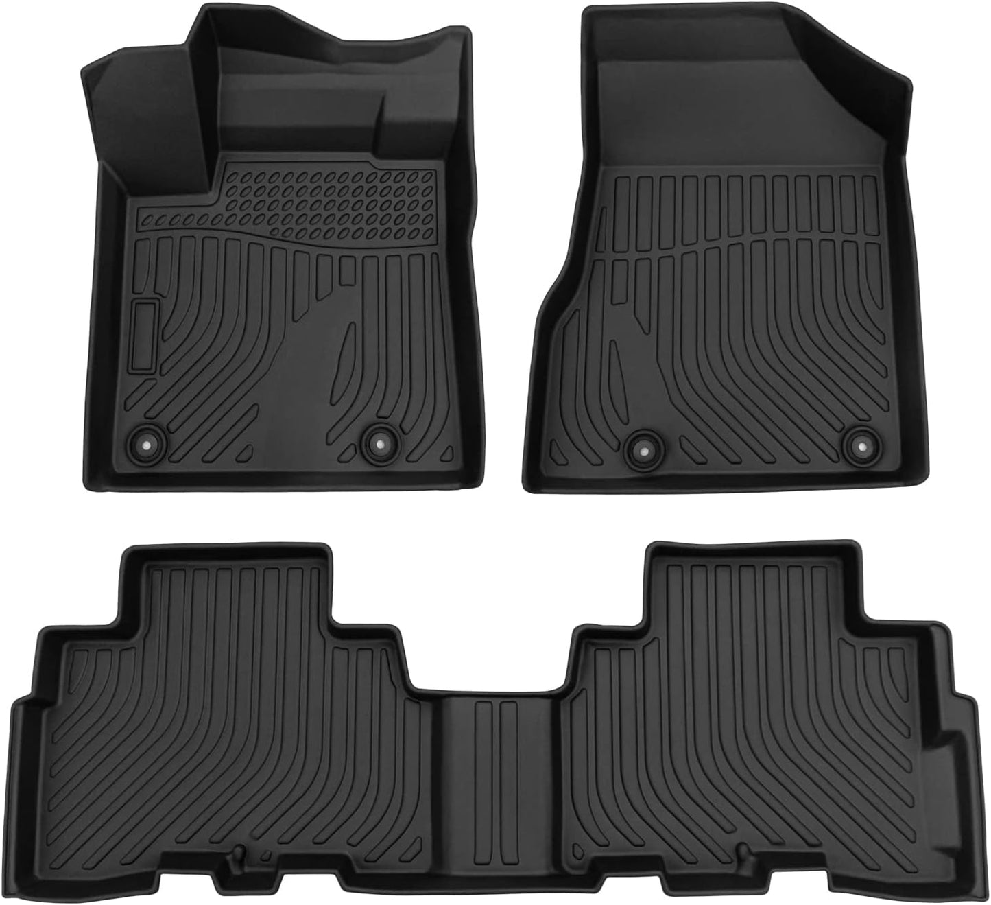 All-Weather TPE Rubber Floor Mats for 2013-2018 RAV4 Vehicles