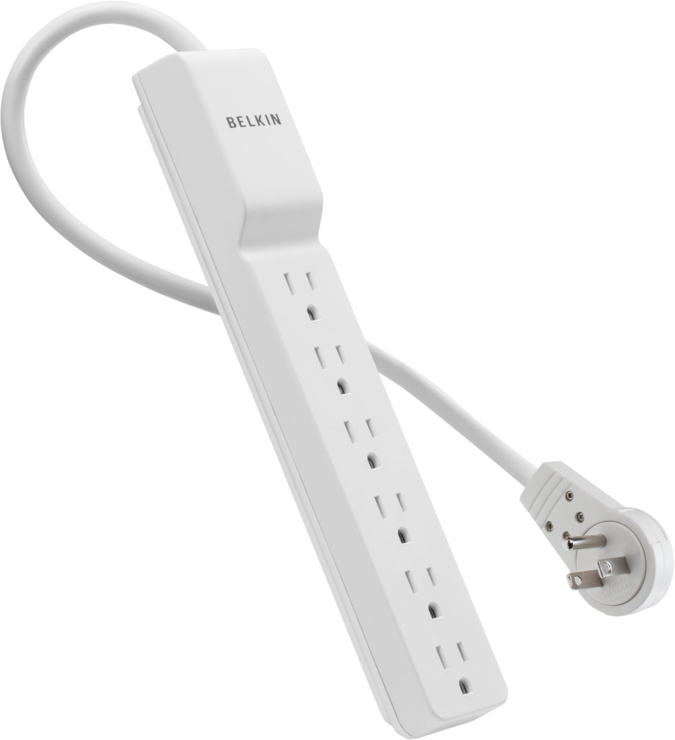 Belkin 6-Outlet Surge Protector: Rotating Plug, 6ft Cord
