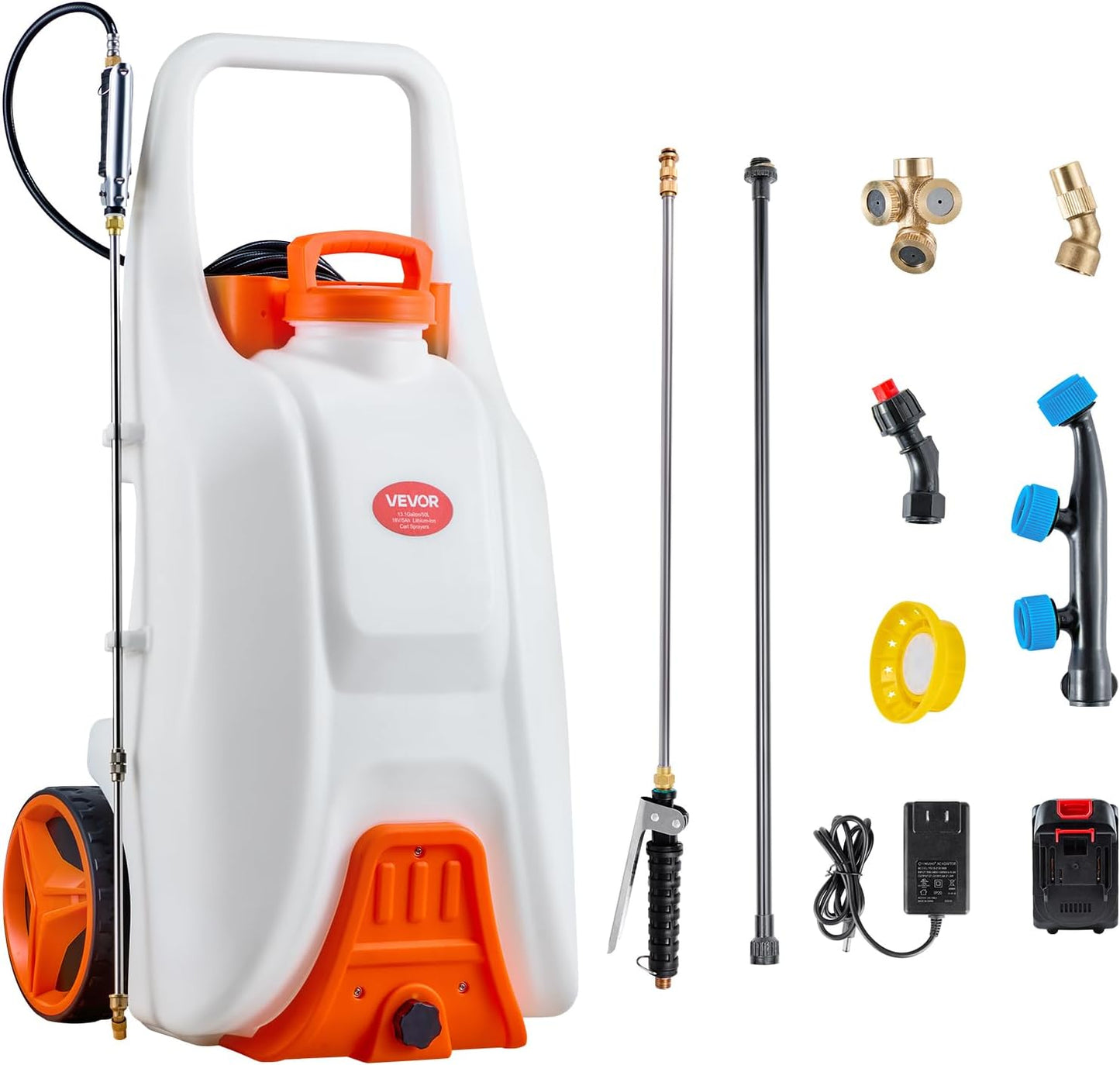 VEVOR 13.1 Gallon Battery Powered Sprayer for Efficient Tasks