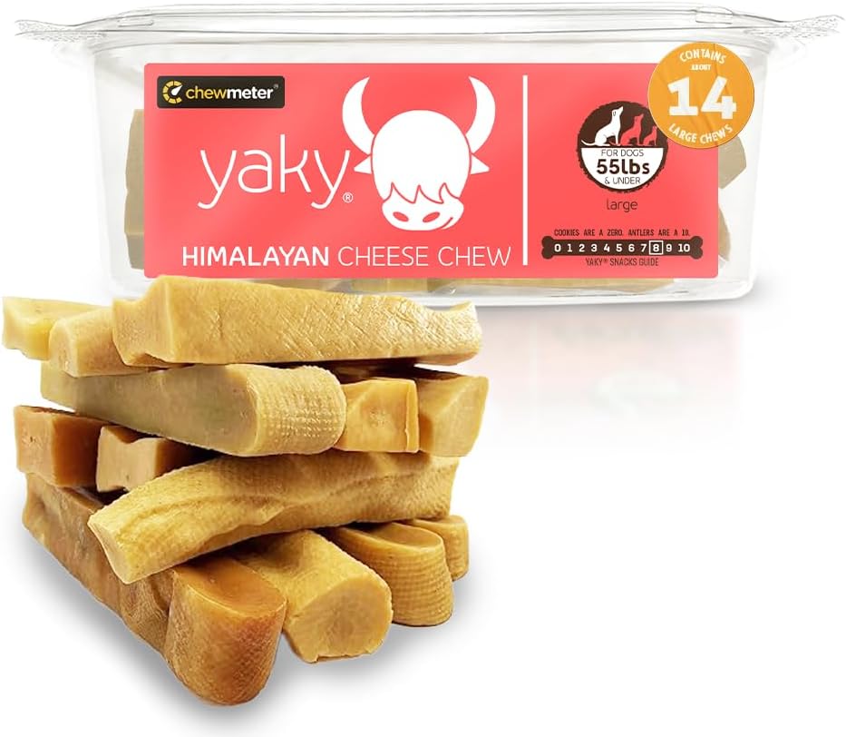 Chewmeter Himalayan Yaky Cheese Chew - Natural Dog Treats