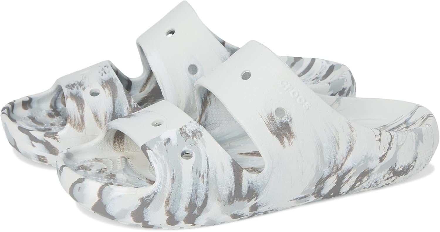 Comfortable Crocs Classic Marbled Sandals for All-Day Wear