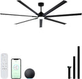 96ft Industrial HVLS 7-Blade Ceiling Fan with Light - High CFM