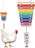 Chicken Chewing Toys and Grinding Stones with Xylophone - 2 Pack