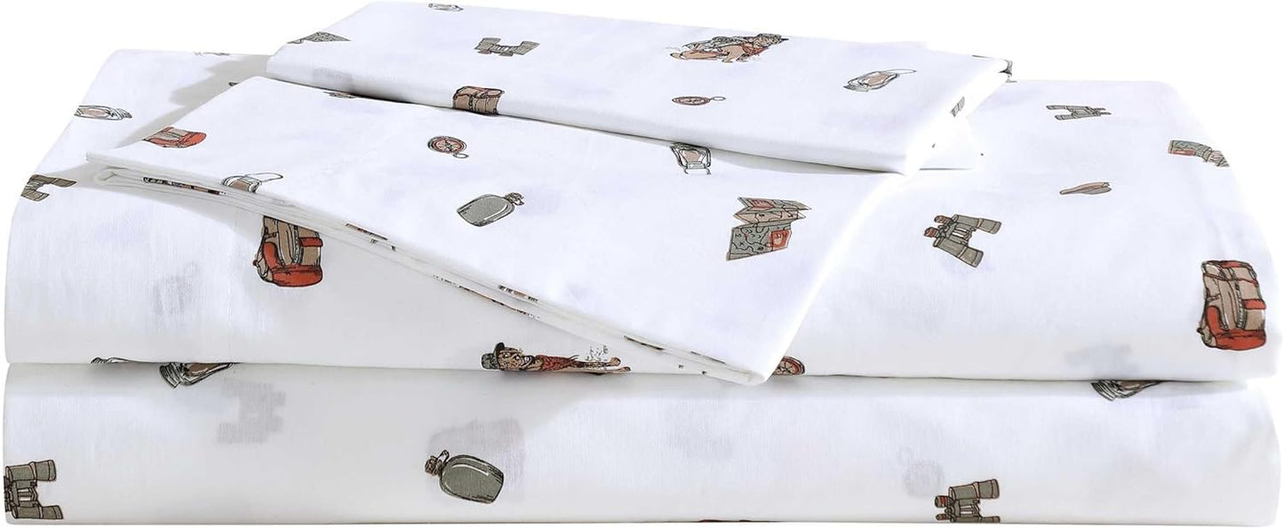 Eddie Bauer Sheet Set - Luxurious Cotton Percale Bedding