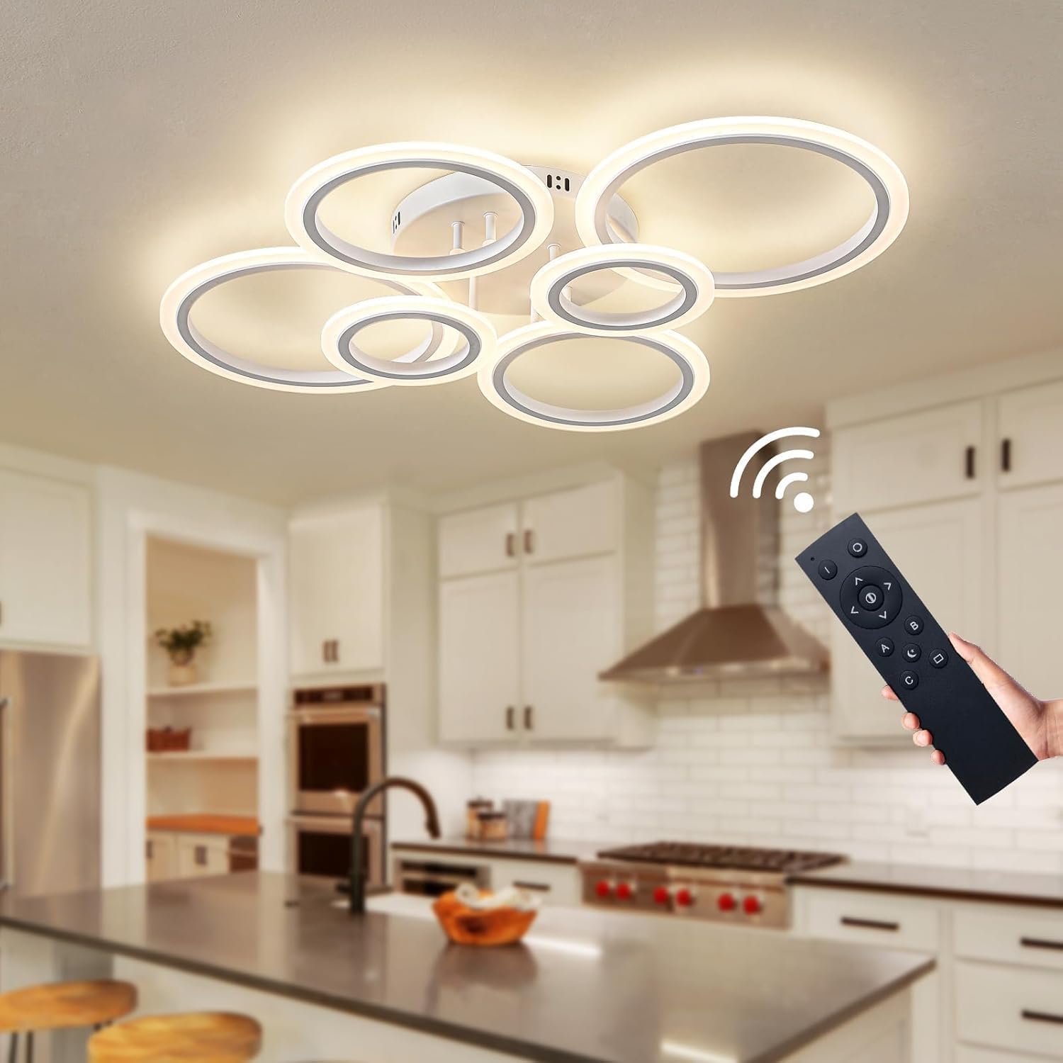 60W Modern LED Ceiling Light Fixture for Stylish Home Lighting