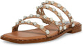 Steve Madden Skyler Flat Sandal - Strappy Metal-Detail Flats